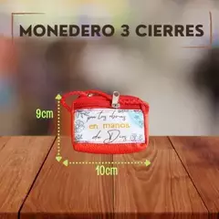 MONEDERO 3 CIERRES: PON TUS OBRAS EN MANOS DE DIOS