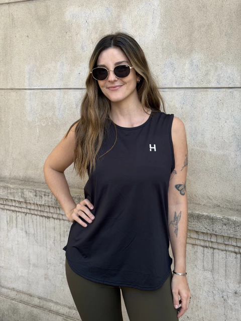 Musculosa llao | Negro