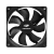 COOLER FAN P/GABINETE 120x120x25 PRETO F7-100BK C3 TECH@