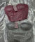 Corset glitter com bojo prata