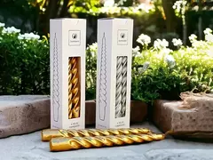 VELAS TORNEADAS x 20 CM CAJA X 6 UNI. - tienda online