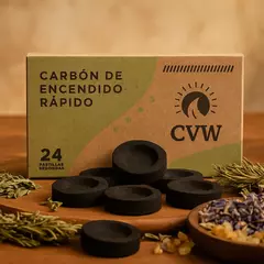 CARBON ENCENDIDO RAPIDO CVW X 24 UNIDADES