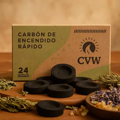CARBON ENCENDIDO RAPIDO CVW X 24 UNIDADES