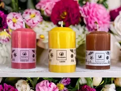 VELONCITO PERFUMADO CON CERA VEGETAL 5,5X3,5 CM - comprar online