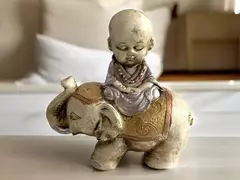 Porta Sahumerio Buda sobre Elefante Barroco - comprar online
