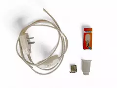KIT CABLE PARA ARMAR LAMPARA DE SAL (INCLUYE FOQUITO) - comprar online