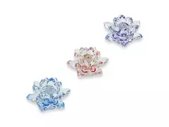 FLOR DE LOTO COLOR VIDRIO MEDIANA 8 CM - comprar online