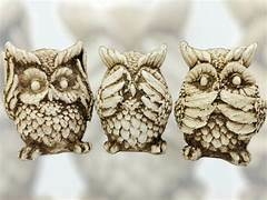 Trio Lechuzas Sabias - comprar online