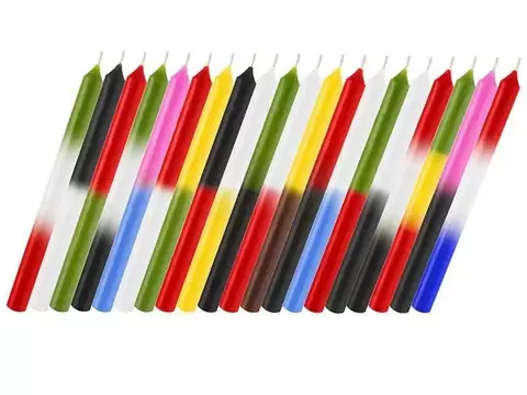 VELA LARGA COMBINADA SANTORALES X 4 UNIDADES - comprar online