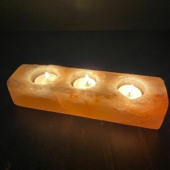 PORTAVELA RECTANGULAR X 3 SAL DEL HIMALAYA