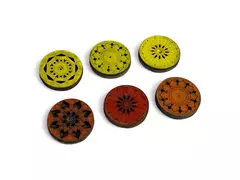 Porta Sahumerio Mandalita Redondo Color - comprar online