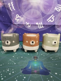 CUENCOS DE CERAMICA ESMALTADA ANIMALITOS - Aromas Akamai