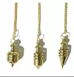 PENDULO DE BRONCE CON TESTIGO