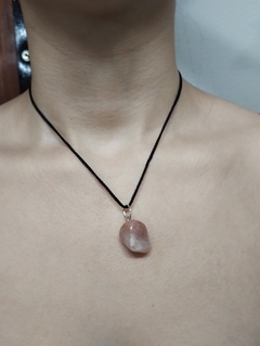 COLLARES PIEDRAS SEMI PRECIOSAS CON CORDON en internet