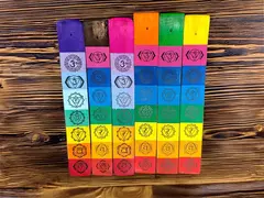 PORTA SAHUMERIO SKY 7 CHAKRAS - Aromas Akamai