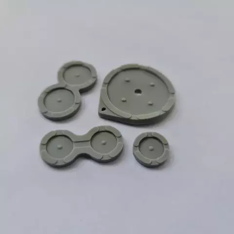 Membrana de botões para Game Boy Advance SP GBA SP - brilha no escuro, borracha condutora, rubber - comprar online