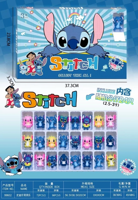 Calendario Stitch x24 Muñequitos