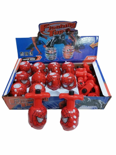 Caja Trompos Spiderman x12 - comprar online