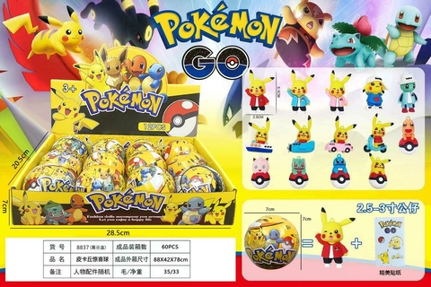 Pelota Pokemon Con Muñeco Sorpresa