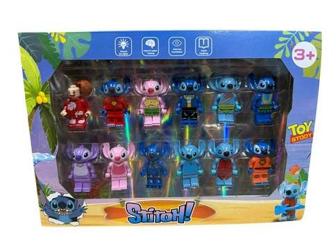 Caja Lego Stitch x12 Muñequitos