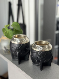 Mate torpedo cuero repujado en internet