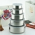 Kit 5 potes tigelas inox guarda alimento bowl - comprar online