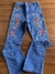 CALÇA BORDADA FLORES