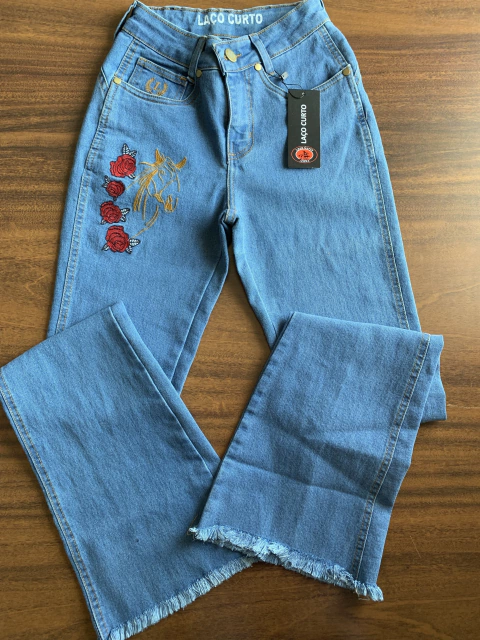 CALÇA BORDADA CAVALO - loja online