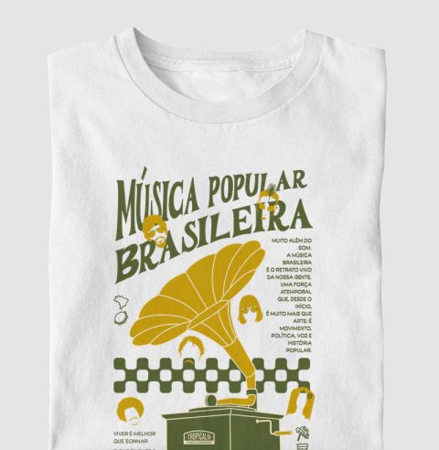 Camiseta Música Popular Brasileira