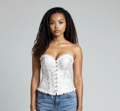 Corset branco (GG)