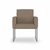 Poltrona Moderna Recepção/salão - Base de Ferro Cinza - loja online