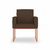 Kit 02 Poltronas Escritório 14 Cores - Base Ferro Rose - Dávila Decor | Poltronas Exclusivas e Confortáveis 