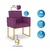Kit 02 Poltronas Cadeira sala Decorativa- Base Ferro Dourado - comprar online