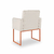 Kit 02 Poltronas Escritório 14 Cores - Base Ferro Rose - Dávila Decor | Poltronas Exclusivas e Confortáveis 