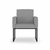 Kit 02 Poltronas Moderna sala Decorativa - Base Ferro Preta - comprar online