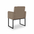 Imagem do Kit 02 Poltronas Moderna sala Decorativa - Base Ferro Preta