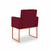 Kit 02 Poltronas Escritório 14 Cores - Base Ferro Rose - Dávila Decor | Poltronas Exclusivas e Confortáveis 