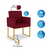 Kit 02 Poltronas Cadeira sala Decorativa- Base Ferro Dourado na internet