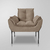 Poltrona Decorativa Escritório de Luxo - Base de Ferro Preto - Dávila Decor | Poltronas Exclusivas e Confortáveis 