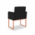 Kit 02 Poltronas Escritório 14 Cores - Base Ferro Rose - Dávila Decor | Poltronas Exclusivas e Confortáveis 