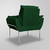 Kit 02 Poltronas Luxo Escritório 12 Cores - Base Ferro Cinza - Dávila Decor | Poltronas Exclusivas e Confortáveis 