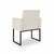 Poltrona Moderna Recepção/salão - Base de Ferro Preto - Dávila Decor | Poltronas Exclusivas e Confortáveis 