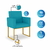 Kit 02 Poltronas Cadeira sala Decorativa- Base Ferro Dourado - Dávila Decor | Poltronas Exclusivas e Confortáveis 