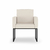 Kit 02 Poltronas Moderna sala Decorativa - Base Ferro Preta - comprar online
