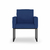 Kit 02 Poltronas Moderna sala Decorativa - Base Ferro Preta