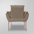 Kit 02 Poltronas Luxo Moderna 12 Cores - Base Ferro Rose - Dávila Decor | Poltronas Exclusivas e Confortáveis 
