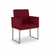 Poltrona Moderna Recepção/salão - Base de Ferro Cinza - comprar online