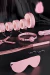 KIT BDSM 10 PEÇAS ROSA - SADO - One Sex Ls