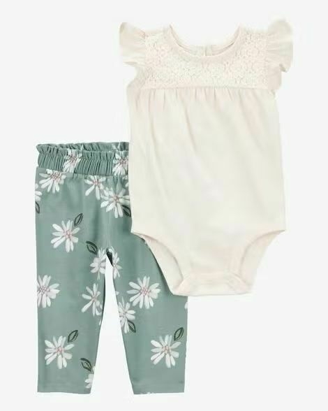 Conjunto 2 piezas Carter's Floral - comprar en línea