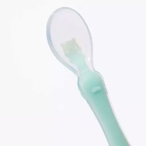 COLHER ANATOMICA DE SILICONE VERDE